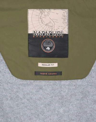 Shop Napapijri Jackets In Military Green