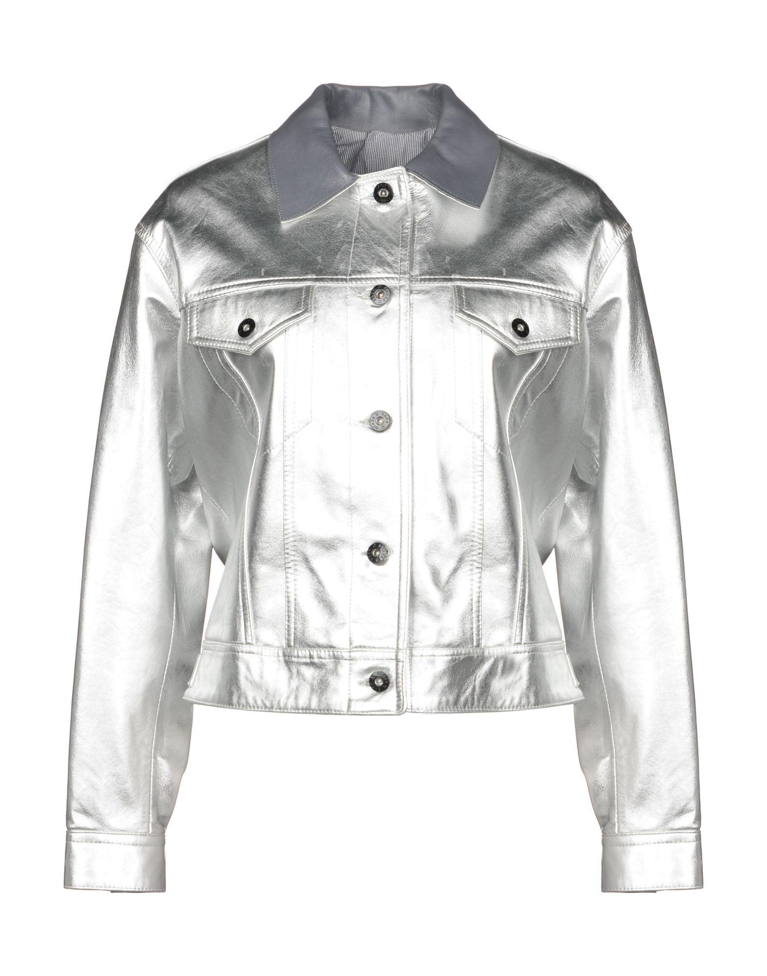 Each X Other Leather Jacket In Silver Modesens