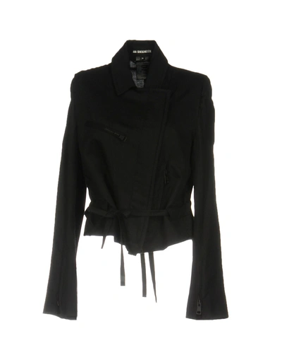Shop Ann Demeulemeester Jacket In Black
