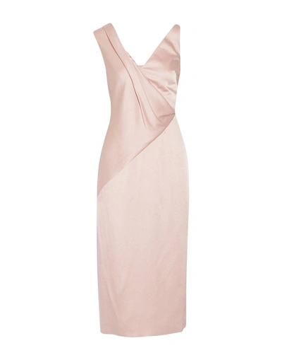 Shop Jason Wu Midi Dress In Light Pink