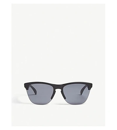 Shop Oakley Mens Black Retro Oo9374 Square-frame Sunglasses