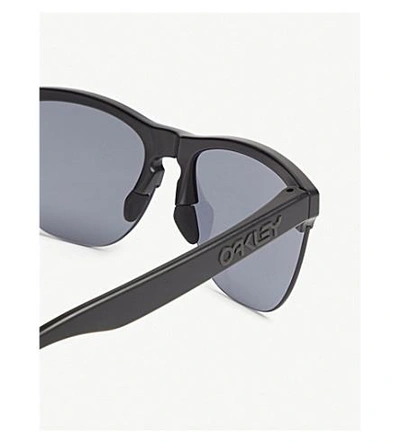 Shop Oakley Mens Black Retro Oo9374 Square-frame Sunglasses
