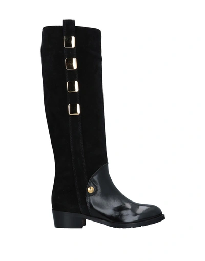 Shop Peter Flowers Boots In Black