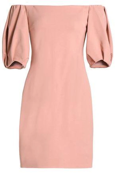 Shop Cushnie Et Ochs Woman Silvia Off-the-shoulder Cady Mini Dress Antique Rose