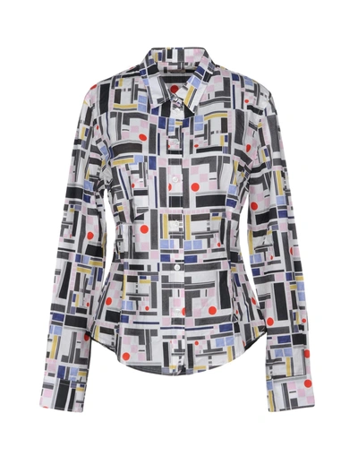 Shop Paul Smith Patterned Shirts & Blouses In White