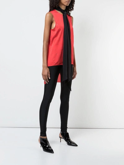 Shop Thomas Wylde Drift Blouse In Red