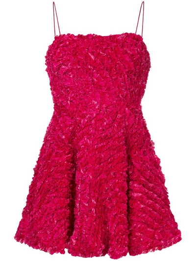 Shop Aje Grevillea Dress - Pink In Pink & Purple