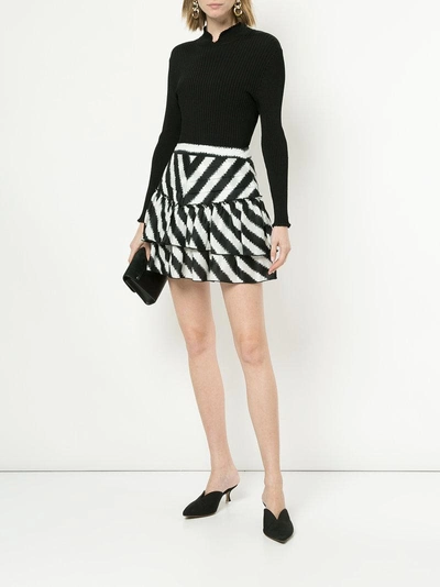 Shop Aje Palomas Mini Skirt - Black