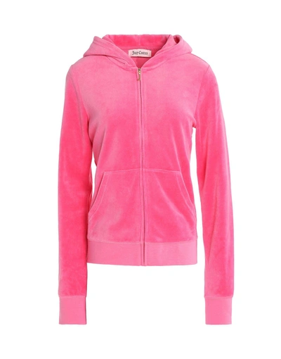 Shop Juicy Couture Hooded Sweatshirt In Pink