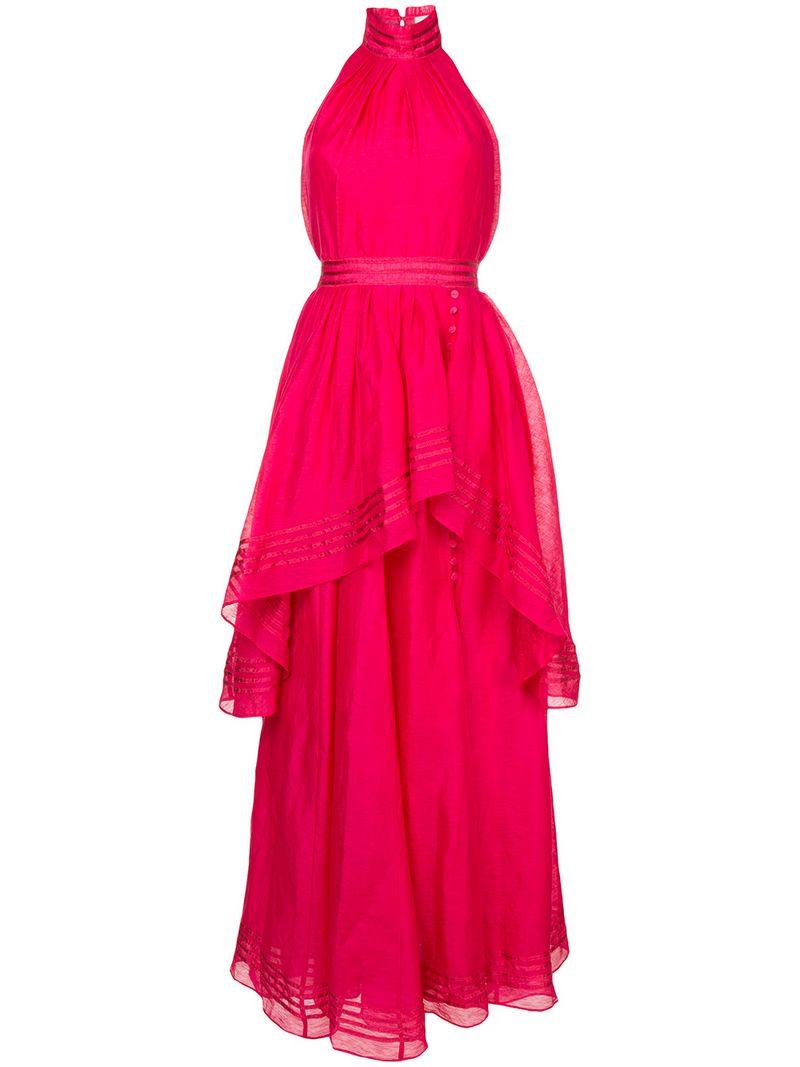 aje pink dress