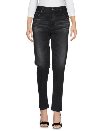Shop Ag Jeans Woman Denim Pants Black Size 29 Cotton, Polyurethane