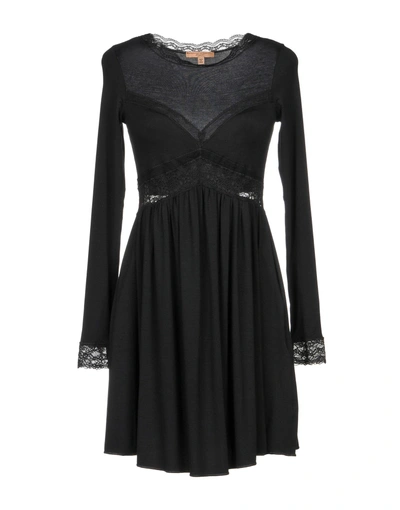 Shop Ermanno Scervino Lingerie Nightgowns In Black