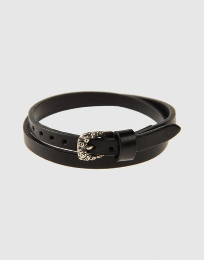 Shop Manuel Bozzi Bracelets In Black