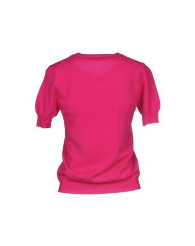 Shop Cruciani Cashmere Blend In Fuchsia