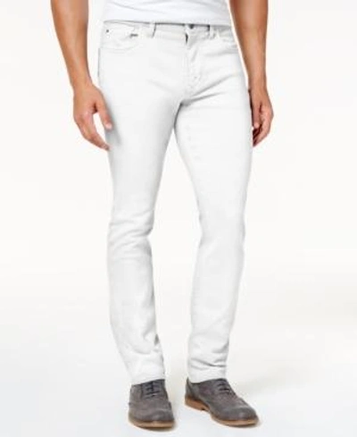 Shop Tommy Hilfiger Men's Tommy Jeans Straight-fit Jeans In Snow White