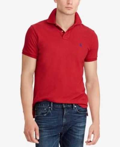 Shop Polo Ralph Lauren Men's Big & Tall Classic Fit Cotton Mesh Polo In Eaton Red