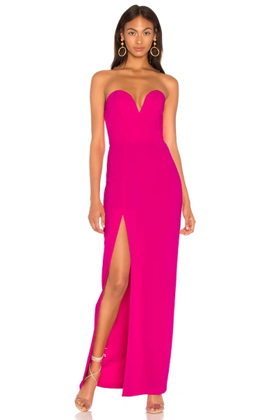 Shop Amanda Uprichard Cherri Gown In Pink