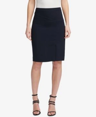 Shop Dkny Pencil Skirt, Created For Macy's In Classic Navy