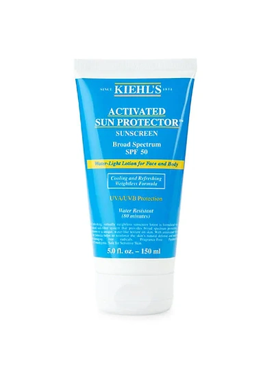 Shop Kiehl's Since 1851 Activated Sun Protector Water-light Lotion For Face Body Spf 50