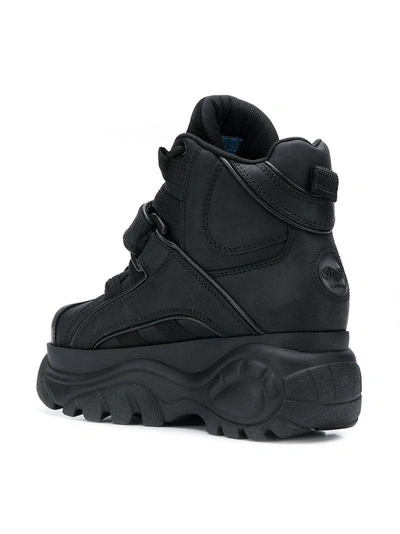 Shop Buffalo Sneaker Boots In Black
