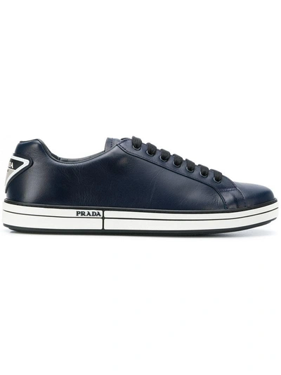 Shop Prada Low-top Sneakers - Blue