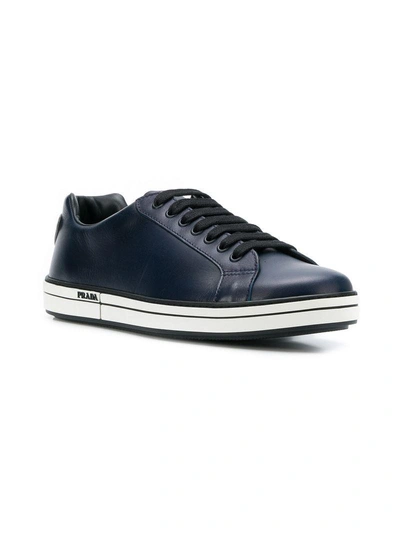 Shop Prada Low-top Sneakers - Blue