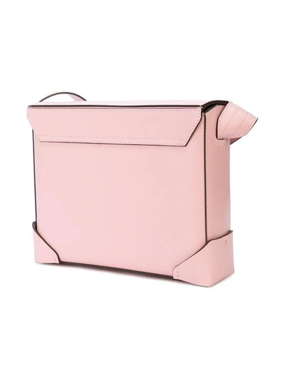 Shop Manu Atelier Boxy Foldover Flap Bag - Pink