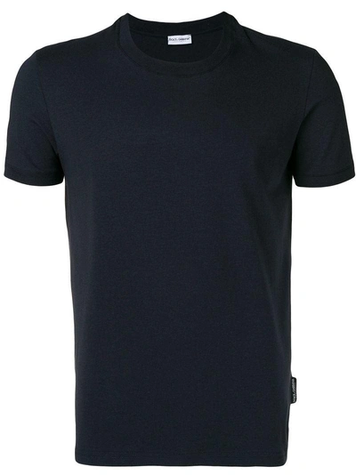Shop Dolce & Gabbana Classic T-shirt - Blue