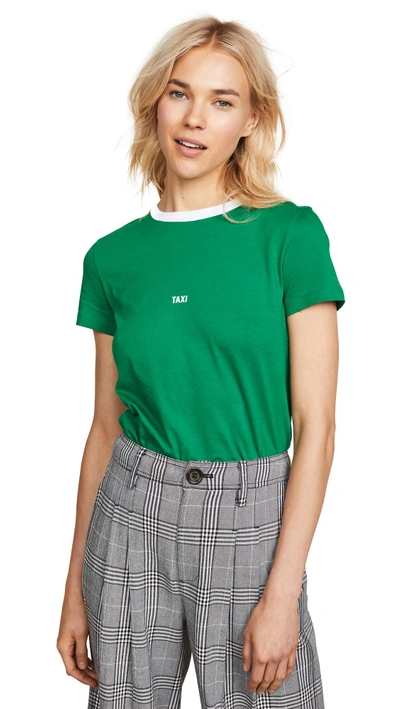 Shop Helmut Lang Tokyo Taxi Tee In Green