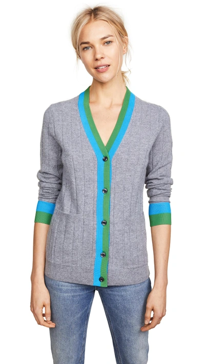 Shop Kule The Sinclair Cardigan In Heather Grey