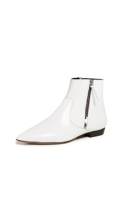 Shop Isabel Marant Dawie Booties In White