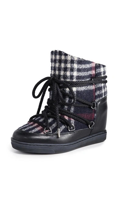 Shop Isabel Marant Nowles Boots In Midnight