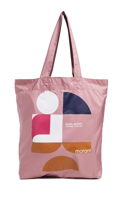 Shop Isabel Marant Woom Tote Bag In Pink