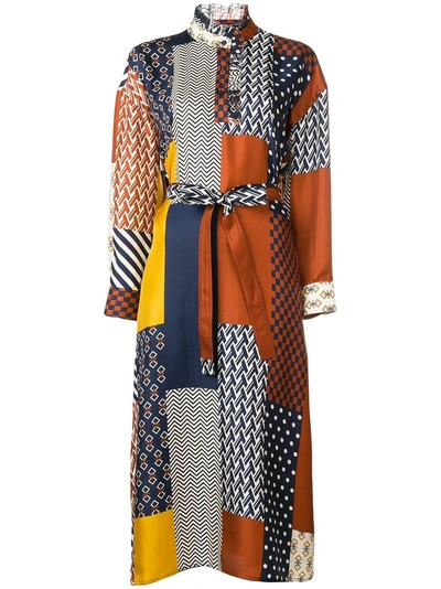 Shop Tory Burch Bianca Dress In Brown