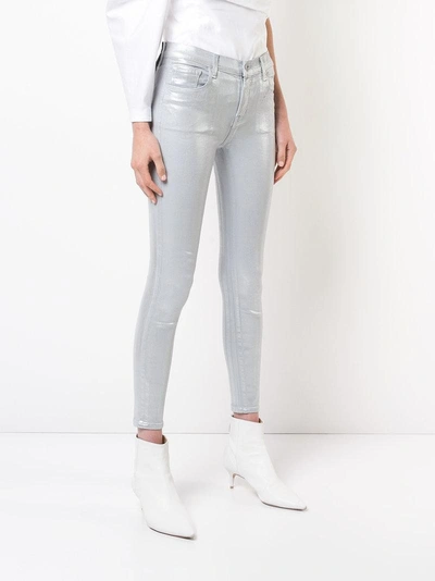 Shop J Brand Glossy Skinny Jeans
