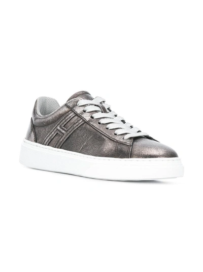 Shop Hogan H365 Sneakers - Metallic