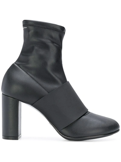 Shop Mm6 Maison Margiela Sock-boots - Schwarz In Black
