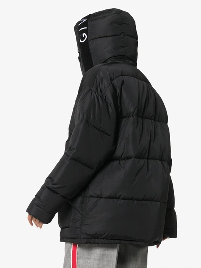 Shop Givenchy Oversized Puffer Jacket In Black
