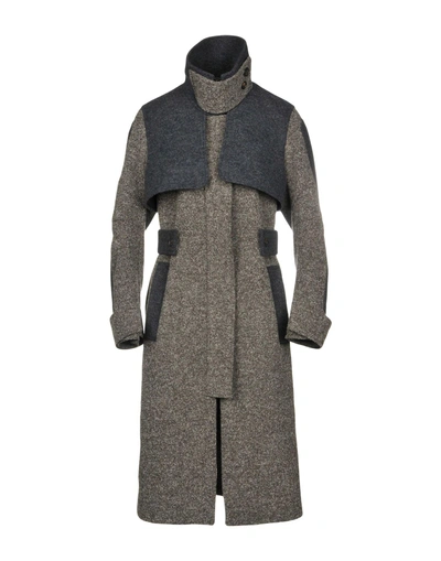 Shop Atlein Coat In Grey