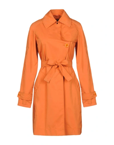 Shop Max Mara Full-length Jacket In Orange