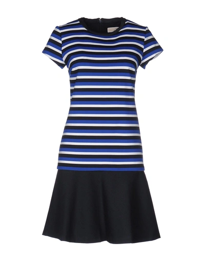 Shop Michael Michael Kors Short Dress In Blue