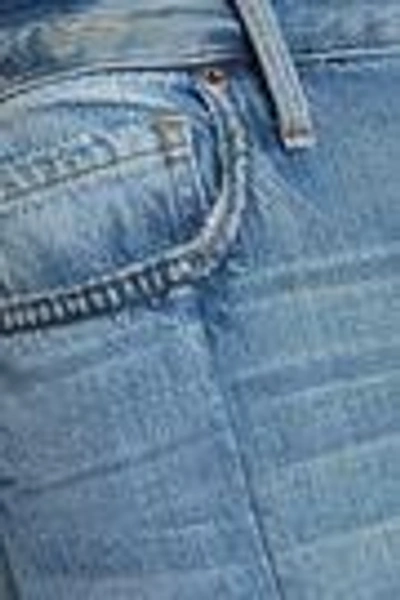 Shop Frame Woman Faded Boyfriend Jeans Light Denim