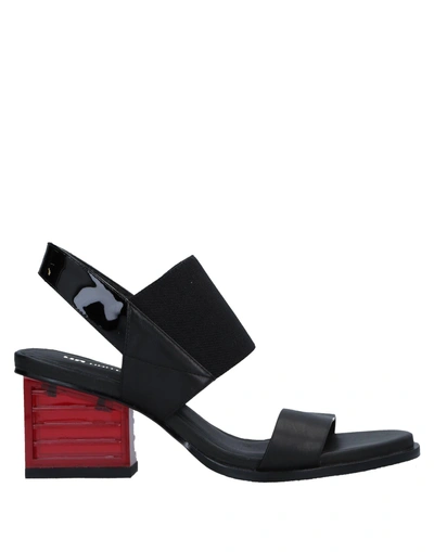 Shop United Nude Sandals In Black