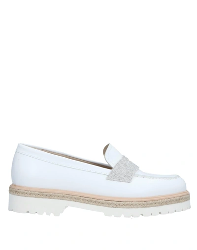 Shop Lolo Loafers In White
