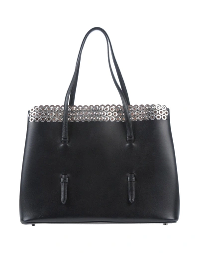 Shop Alaïa Handbags In Black