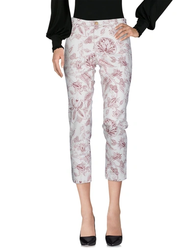 Shop Isabel Marant Casual Pants In Ivory