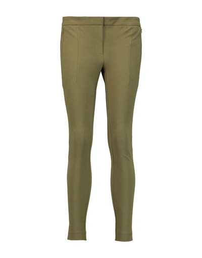 Shop Michael Michael Kors Casual Pants In Military Green