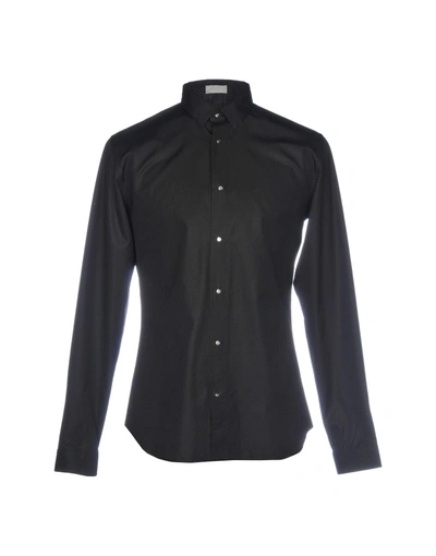 Shop Dior Solid Color Shirt In Black
