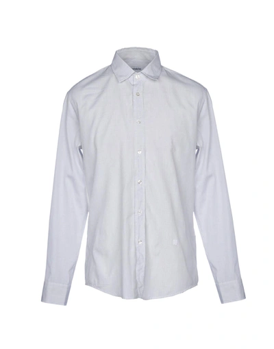Shop Bikkembergs Checked Shirt In White