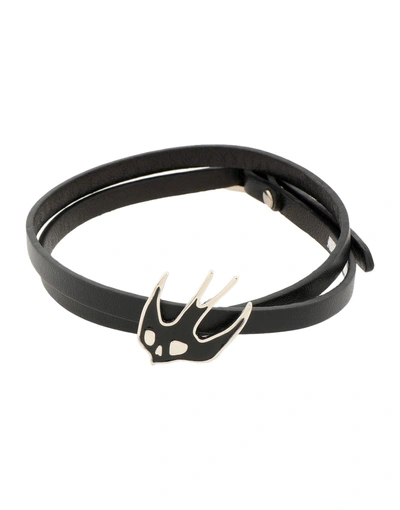 Shop Mcq By Alexander Mcqueen Bracelet In Black